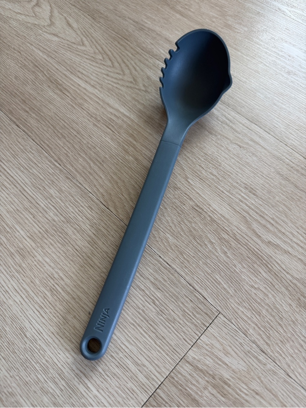 Ninja Possible Pot Spoon Ladle Pasta Multi-Function Utensil Teeth Spout Gray